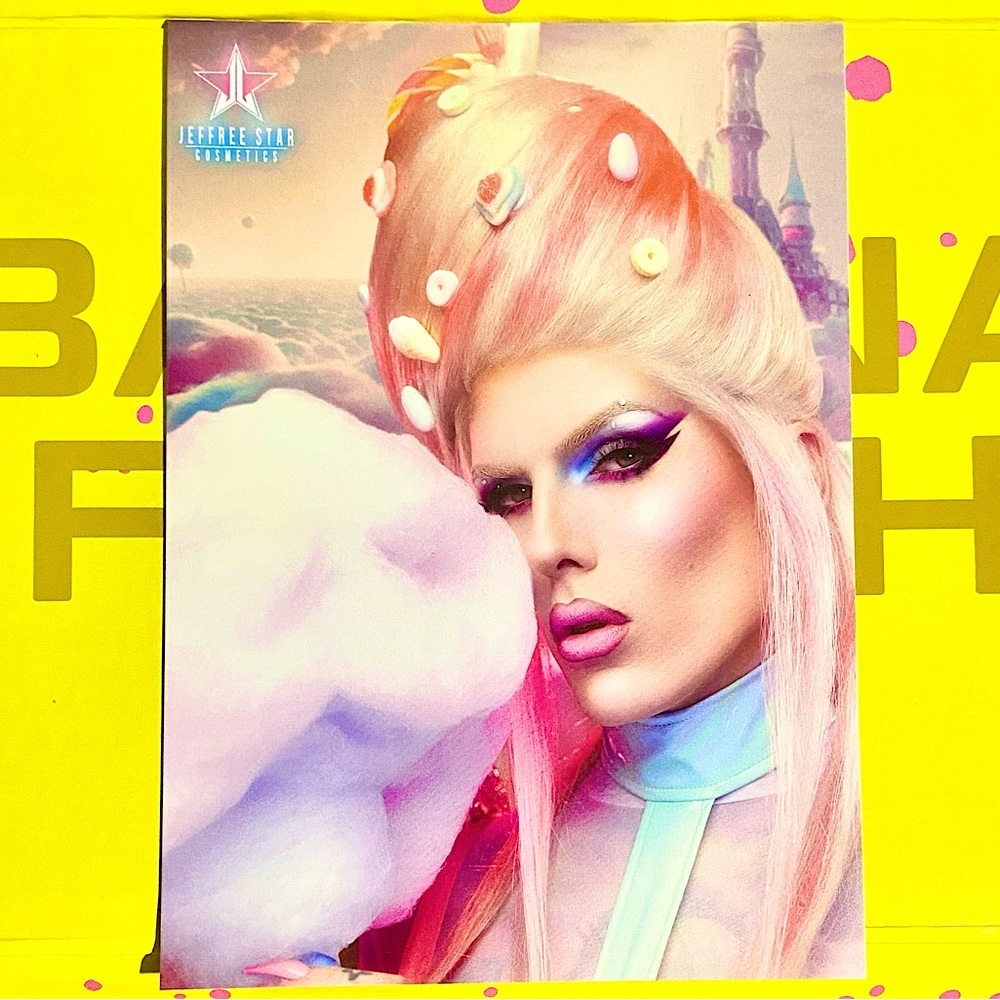 Jeffree Star Cosmetics COTTON CANDY Queen Collection Collectible Promo Post Card